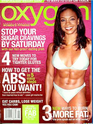 2009 July, Oxygen Women's Fitness Magazine, Our New Shape-Up Plan